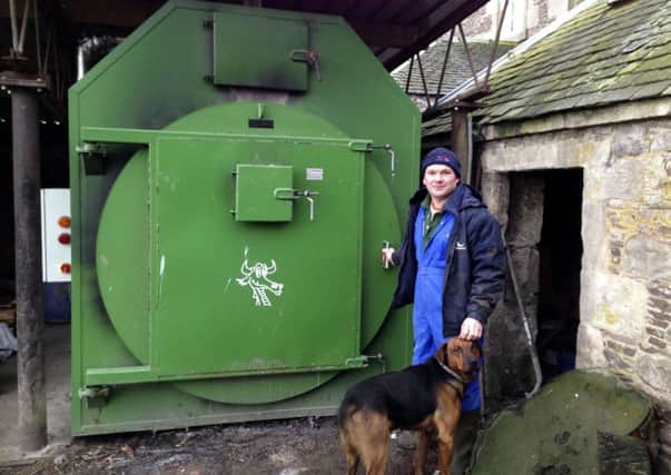 Alan Trainer...will demonstrate his log boiler to farmers (submitted pic)