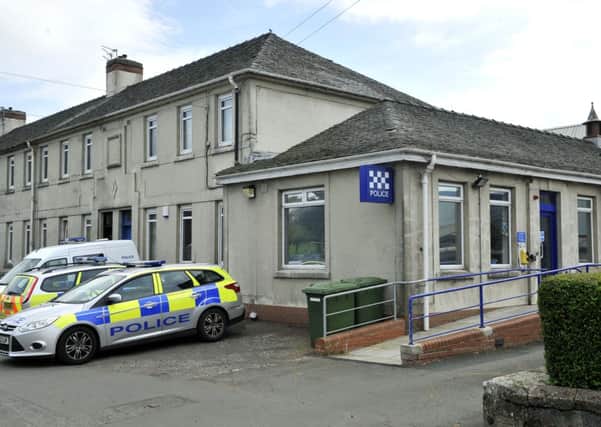 Closing...to the public, Carluke Police Station (pic by Lindsay Addison)