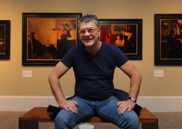 Jack Vettriano at the Kelvingrove Museum ahead of the launch of his retrospective, which has broken box office records. Picture: Robert Perry
