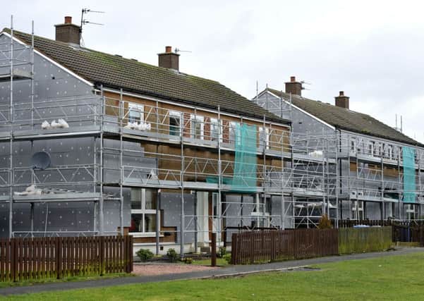 Housing works...going ahead in Moss Road, Carstairs Junction
