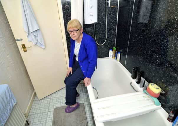 Shower cubicle plea...Mary Wilson's appeal to landlords is now being reviewed