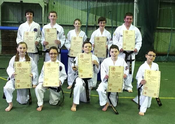Success...for members of the XS Taekwon-do club