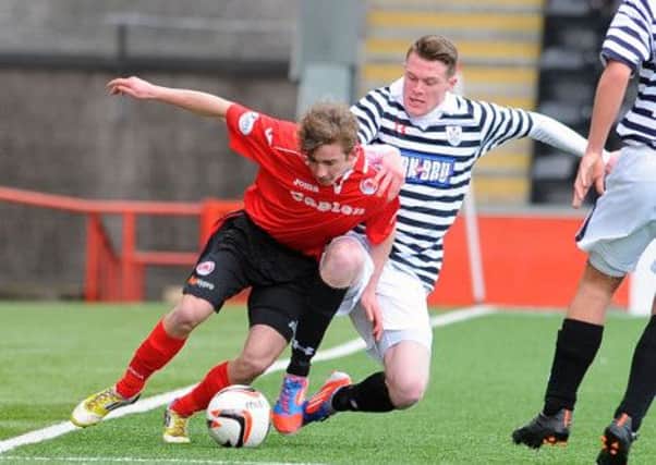 Action from Clyde's game against Queen's Park on Saturday.