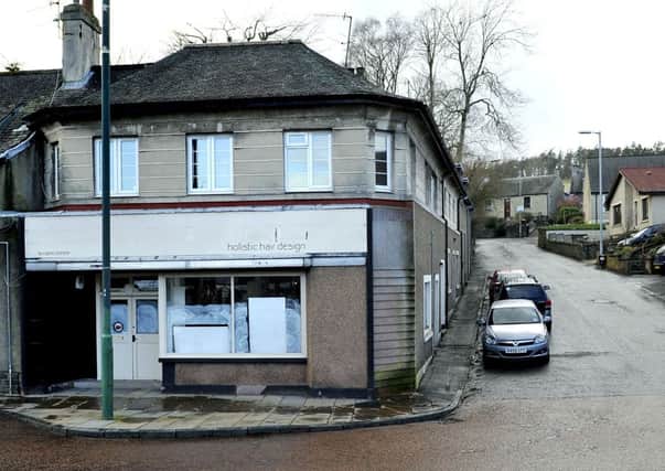 Takeaway objections...the premises at the corner of Park Place and The Wynd in Biggar (Pic Lindsay Addison)