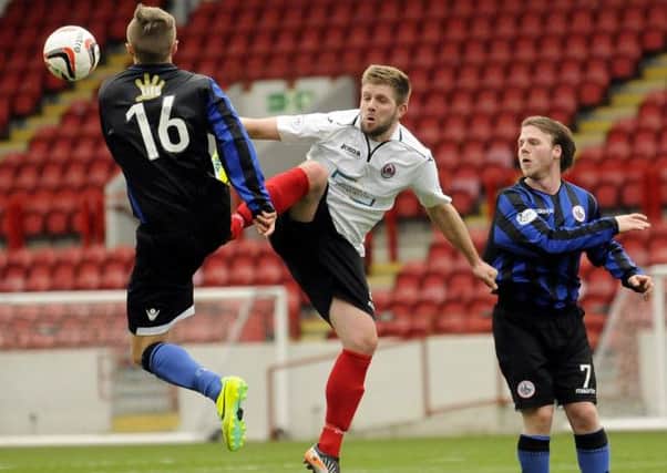 Action from Clyde's match against Stirling Albion at Broadwood Stadium on Saturday.
