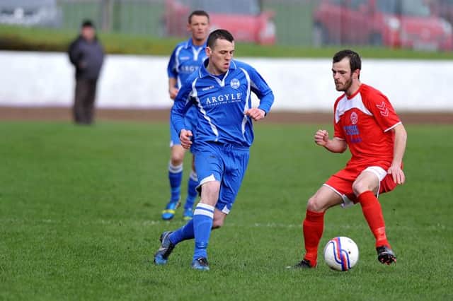 Action from Kilsyth Rangers' game against Thorniewood United.