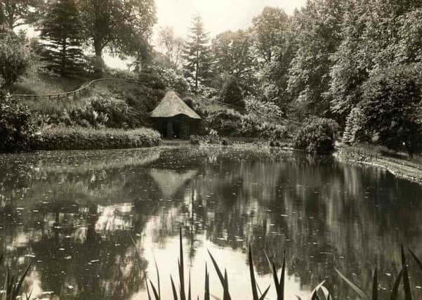 Castlebank pond...the latest step in the park's restoration?