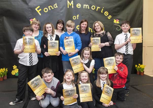 Fond memories...were celebrated and shared at the last ever day at the old Forth Primary School (Pic by Lenny Warren)