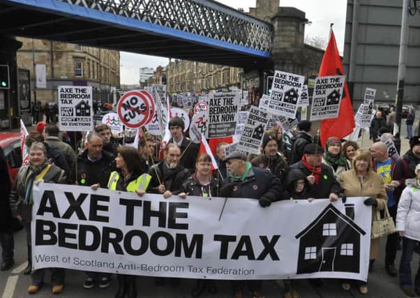 Anti bedroom tax demo