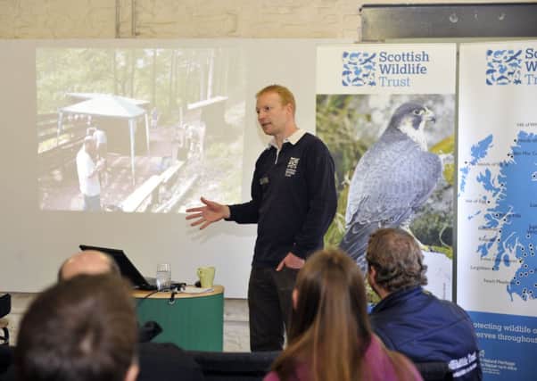 Enthralled...bird enthusiasts listen intently to Adam Murphys informative speech (Pic Lindsay Addison)