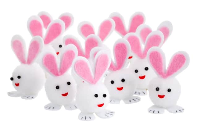 Easter Bunny decorations.
