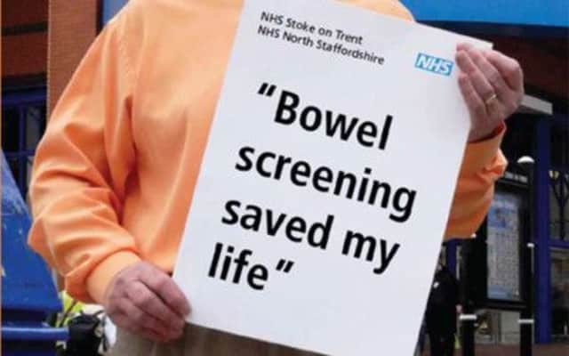 East Ren's CHCP is urging people to be screened for bowel cancer.