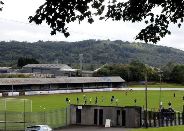 Duncansfield Park, home of Kilsyth Rangers.