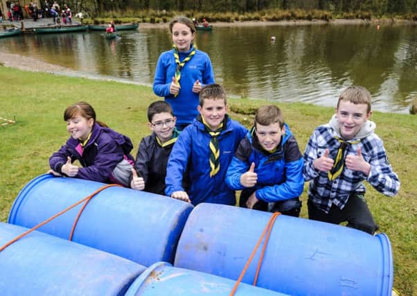Thumbs up...from this confident crew at the Wiston Lodge Grand Day Out 2014 (Pic Andrew Wilson)