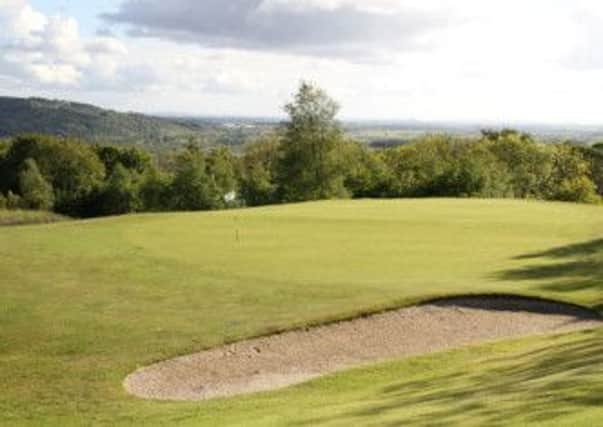 The 12th hole at Kilsyth Lennox Golf Club.