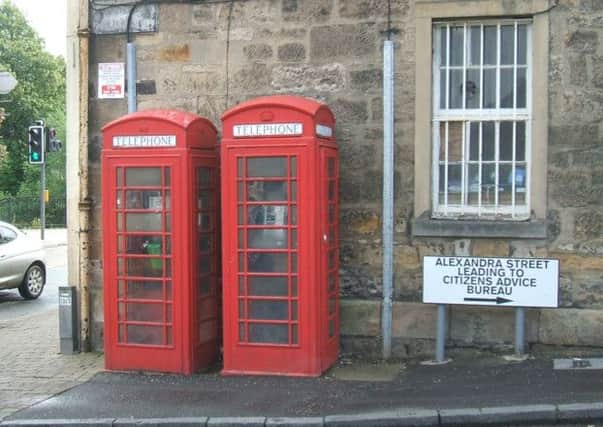 Lion foundry phone boxes in Kirkintilloch