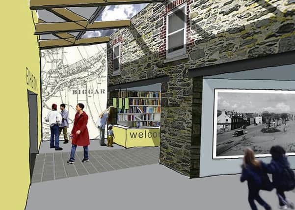 Future...a design for the atrium of the new museum being built in Biggar