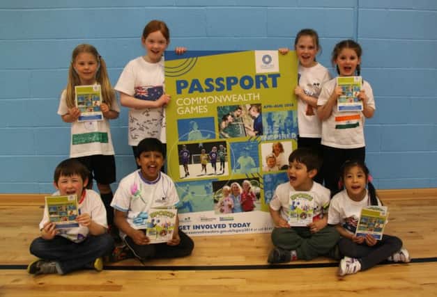 Youngsters at Eastwood High Sports Centre grab their passports to summer sporting fun.