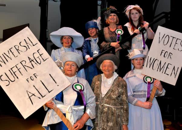 Equal rights? Biggar Theatre Workshop's women in the relocated Magic Flute (Pics 
by Rodger Price)