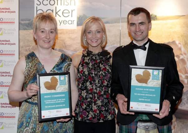 Worthy winners...Jane and Ranald with Mich Turner