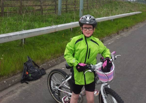 Mirin braves a cycle from Fenwick to Giffnock to raise money for WWF