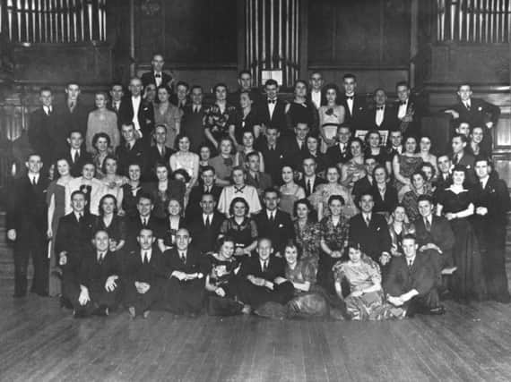 Bishopbriggs and District Badminton League members are pictured at a dance at the Christian Institute in Glasgow.