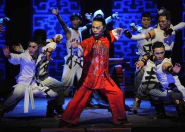 The cast of Immortal Chi mix the traditions of the Orient  with modern stagecraft to create a stunning show.