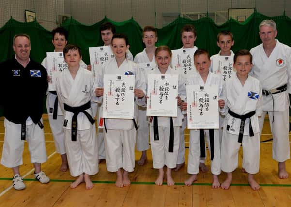 Karate success...for Lesmahagow's Kihonkai Academy (

Pic Rodger Price)