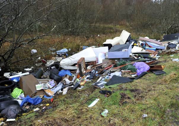 Fly tipping...around Lesmahagow and Coalburn