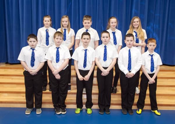 High School...beckons for these Primary Seven puils at High Mill Primary School in Carluke (Pic Lenny Warren)