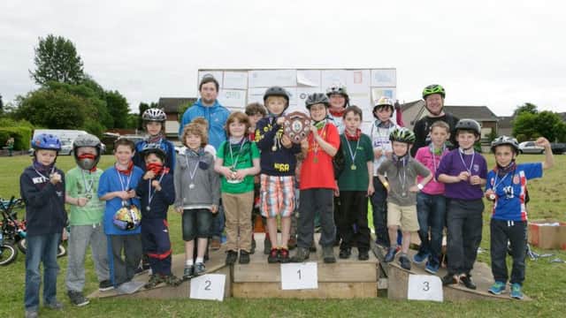 Trophy winners at last year's bike festival