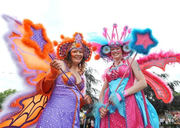 Fairy dust...was sprinkled on the procession at Carluke Gala Day on Saturday, June 14, 2014 (Pics Roberto Cavieres)