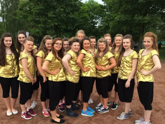 The St Ninian's High School dancers