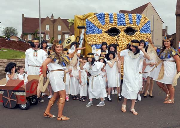 Walking like Egyptians..in the Forth Gala Day 2014 procession on Saturday, June 21, 2014 (Pics by Roberto Cavieres)