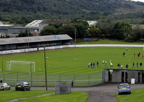 Duncansfield Park, home of Kilsyth Rangers. (Pic by Alan Murray)