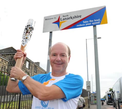The Queen's Baton recently came to North Lanarkshire.