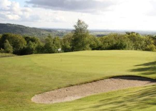 The 12th hole at Kilsyth Lennox Golf Club.