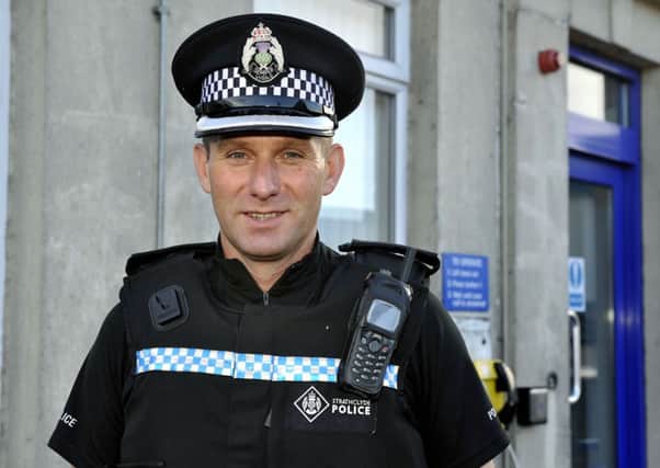 Far from complacent...Clydesdale Chief Inspector David Walker