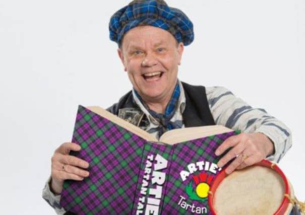 On tour...and in Lanark, Artie's Tartan Tales (Submitted pic)