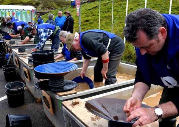 Hunting for gold...at Wanlockhead Museum in the Scottish and British Gold Panning Championships on Saturday, May 24, and Sunday, May 25, 2014 (Pics by Rodger Price)