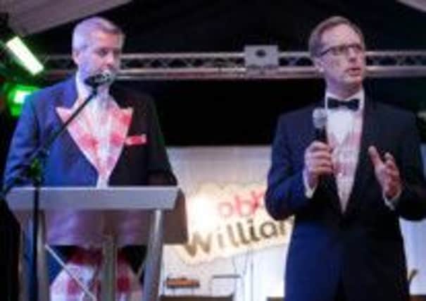 Bryn with Professor Stephen Gill