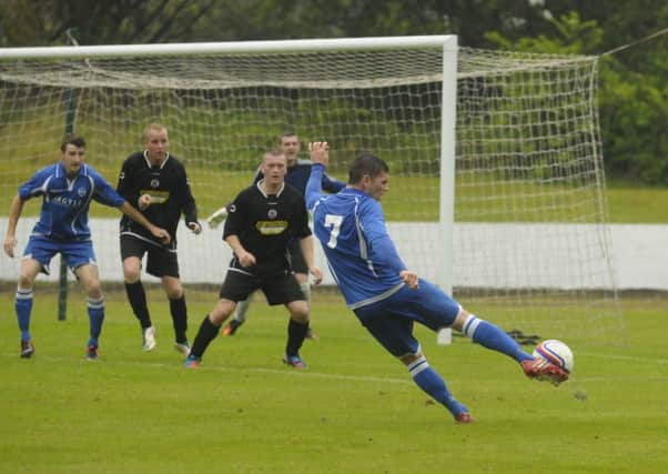 Action from Rangers' game against Shotts Victoria at Duncansfield on Saturday.