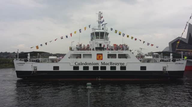First up was this CalMac ferry.