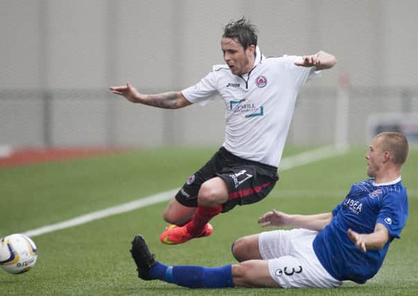 Action from Clyde's Scottish League Cup game against Cowdenbeath at Broadwood on Saturday.
