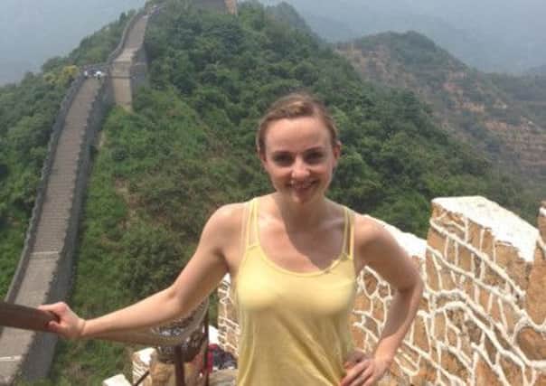 Kirsty on the Great Wall of China