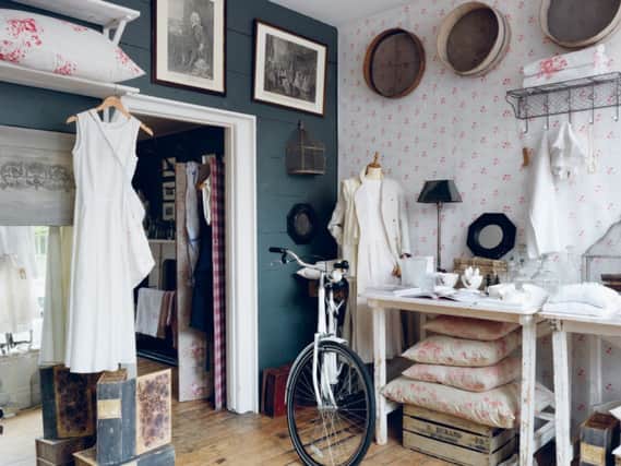London shop featured in Cabbages & Roses Living Life Beautifully by Christina Strutt.