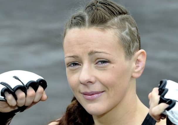 Fighter...Joanne Calderwood MMA cage fighter from Lanark