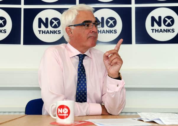 Better Together...No Campaign leader Alistair Darling
