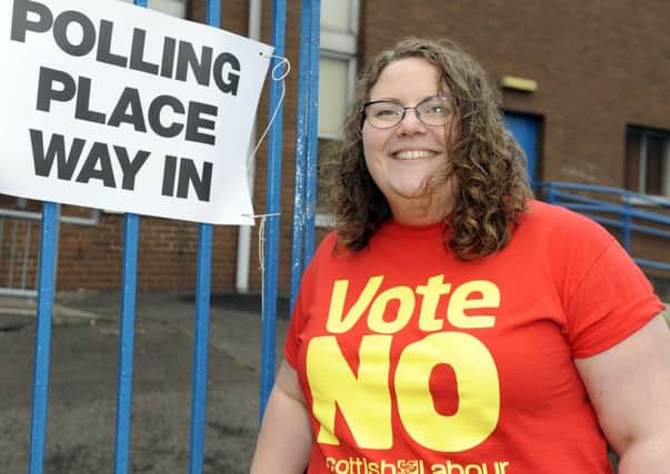 Kilsyth Labour councillor Helen McVey on polling day