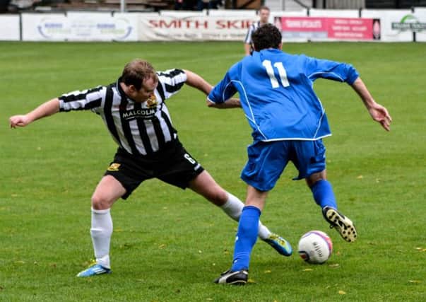 Impressive showing...but Carluke lost at Beith (pic by Bernie Sweeney)